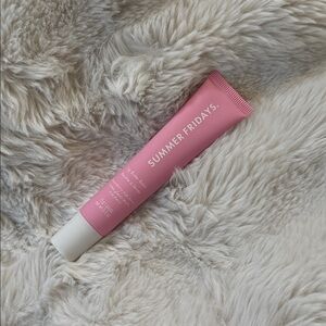 Summer Fridays Lip Butter Balm — Strawberry Soft Serve (Pink)